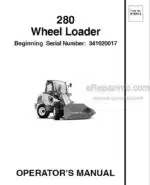 Photo 4 - Gehl 280 Operators Manual Wheel Loader 918112