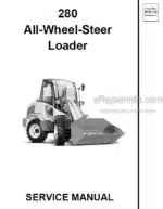 Photo 4 - Gehl 280 Service Manual All Wheel Steer Loader 918114