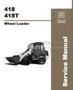 Photo 4 - Gehl 418 418T Service Manual Wheel Loader 50940186
