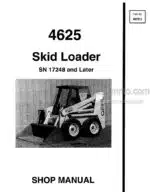 Photo 4 - Gehl 4625 Shop Manual Skid Steer Loader 907212