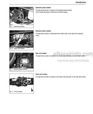 Photo 8 - Gehl Z80 800Z Service Manual Compact Excavator 50940321