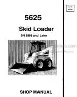 Photo 5 - Gehl 5625 Shop Manual Skid Steer Loader 907245