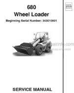 Photo 4 - Gehl 680 Service Manual Wheel Loader 918123