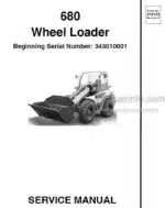 Photo 4 - Gehl 680 Service Manual Wheel Loader 918123