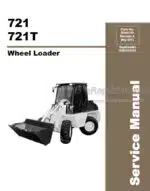 Photo 4 - Gehl 721 721T Service Manual Wheel Loader 50940188