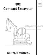 Photo 4 - Gehl 802 Service Manual Compact Excavator 918158