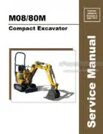 Photo 4 - Gehl M08 80M Service Manual Compact Excavator 50940518