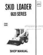 Photo 5 - Gehl SL6620 SL6625 Shop Manual Skid Steer Loader 904167