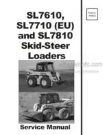 Photo 4 - Gehl SL7610 SL7710EU SL7810 Service Manual Skid Steer Loader 917033