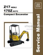 Photo 5 - Gehl Z17 GEN2 170Z NXT2 Service Manual Compact Excavator 50940307
