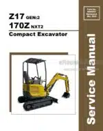 Photo 5 - Gehl Z17 GEN2 170Z NXT2 Service Manual Compact Excavator 50940307