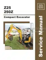 Photo 5 - Gehl Z25 250Z Service Manual Compact Excavator 50940346