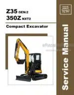 Photo 5 - Gehl Z35 GEN2 350Z NXT2 Service Manual Compact Excavator 50940137