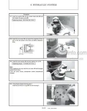 Photo 3 - Gehl Z35 GEN2 350Z NXT2 Service Manual Compact Excavator 50940137