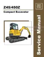 Photo 4 - Gehl Z45 450Z Service Manual Compact Excavator 50940111