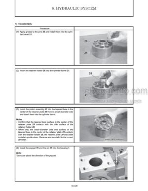 Photo 7 - Gehl 1160 Parts Manual Windrow Merger 904197