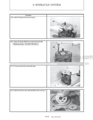 Photo 9 - Gehl Z55 550Z Service Manual Compact Excavator 50940331