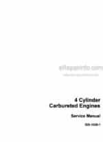 Photo 4 - International 1 60 2A 123 135 135B 153 146 4 169 175 6 264 281 9  Series Service Manual 4 Cylinder Carburated Engine ISS10391