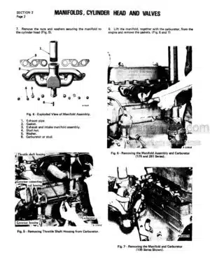 Photo 1 - International 1 60 2A 123 135 135B 153 146 4 169 175 6 264 281 9  Series Service Manual 4 Cylinder Carburated Engine ISS10391