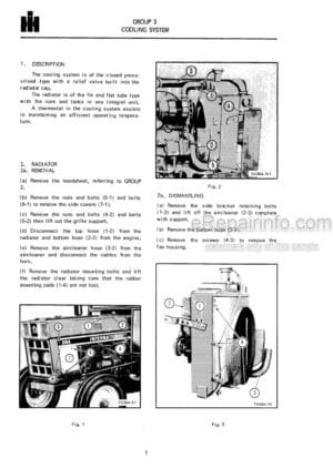 Photo 2 - International 384 238 Service Manual Tractor SM51A
