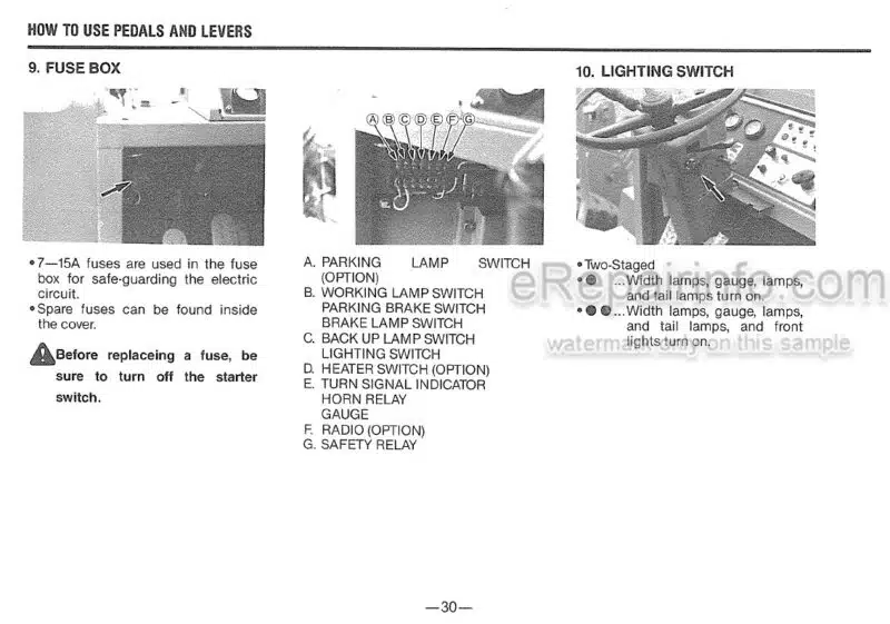 Photo 1 - Kawasaki 110ZII Operation & Maintenance Manual Shovel Loader AAAO01204-6