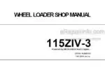 Photo 4 - Kawasaki 115ZIV-3 Shop Manual Wheel Loader