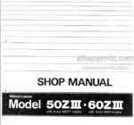 Photo 5 - Kawasaki 50ZIII 60ZIII Shop Manual Wheel Loader