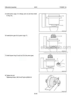 Photo 12 - Kawasaki 50ZV Shop Manual Combined Wheel Loader