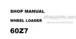 Photo 5 - Kawasaki 60Z7 Shop Manual Combined Wheel Loader
