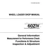 Photo 5 - Kawasaki 60ZIV Shop Manual Wheel Loader AAAS60C1U00