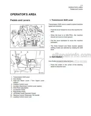 Photo 10 - Kawasaki 60ZV-2 Operation & Maintenance Manual Wheel Loader 93106-00113