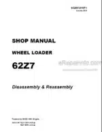 Photo 4 - Kawasaki 62Z7 Shop Manual Wheel Loader