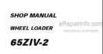 Photo 4 - Kawasaki 65ZIV-2 Shop Manual Wheel Loader