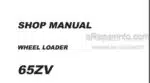 Photo 5 - Kawasaki 65ZV Shop Manual Wheel Loader 93207-00184