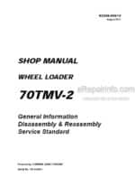 Photo 4 - Kawasaki 70TMV-2 Shop Manual Wheel Loader 93208-00610