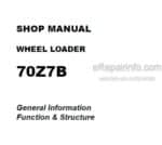 Photo 4 - Kawasaki 70Z7B Shop Manual Wheel Loader