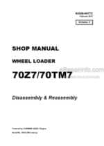 Photo 4 - Kawasaki 70Z7 70TM7 Shop Manual Wheel Loader 93208-00772