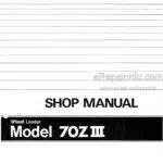 Photo 5 - Kawasaki 70ZIII Shop Manual Wheel Loader