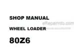 Photo 6 - Kawasaki 80Z6 Shop Manual Wheel Loader