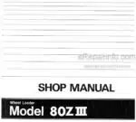 Photo 4 - Kawasaki 80ZIII Shop Manual Wheel Loader