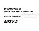 Photo 4 - Kawasaki 80ZV-2 Operation & Maintenance Manual Wheel Loader