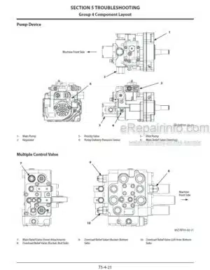 Photo 2 - Kawasaki 85Z7B Shop Manual Wheel Loader 93211-00700