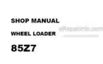 Photo 5 - Kawasaki 85Z7 Shop Manual Wheel Loader