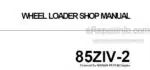 Photo 5 - Kawasaki 85ZIV-2 Shop Manual Wheel Loader