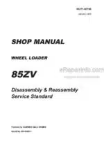 Photo 4 - Kawasaki 85ZV Shop Manual Wheel Loader 93211-00143