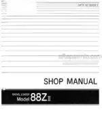 Photo 4 - Kawasaki 88ZII Shop Manual Shovel Loader S0202-6