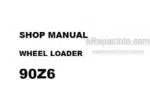 Photo 5 - Kawasaki 90Z6 Shop Manual Wheel Loader