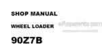Photo 4 - Kawasaki 90Z7B Shop Manual Wheel Loader