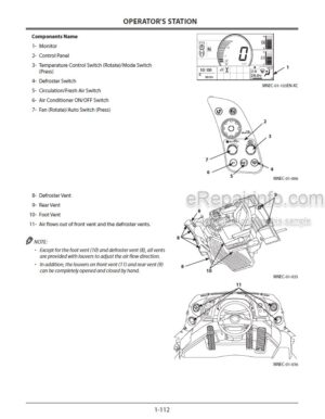 Photo 10 - Kawasaki 90Z7 92Z7 Operation & Maintenance Manual Wheel Loader 93113-00704