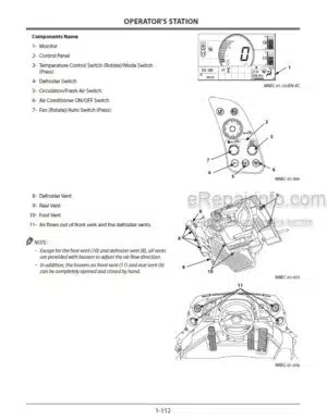 Photo 2 - Kawasaki 90Z7 92Z7 Operation & Maintenance Manual Wheel Loader 93113-00704
